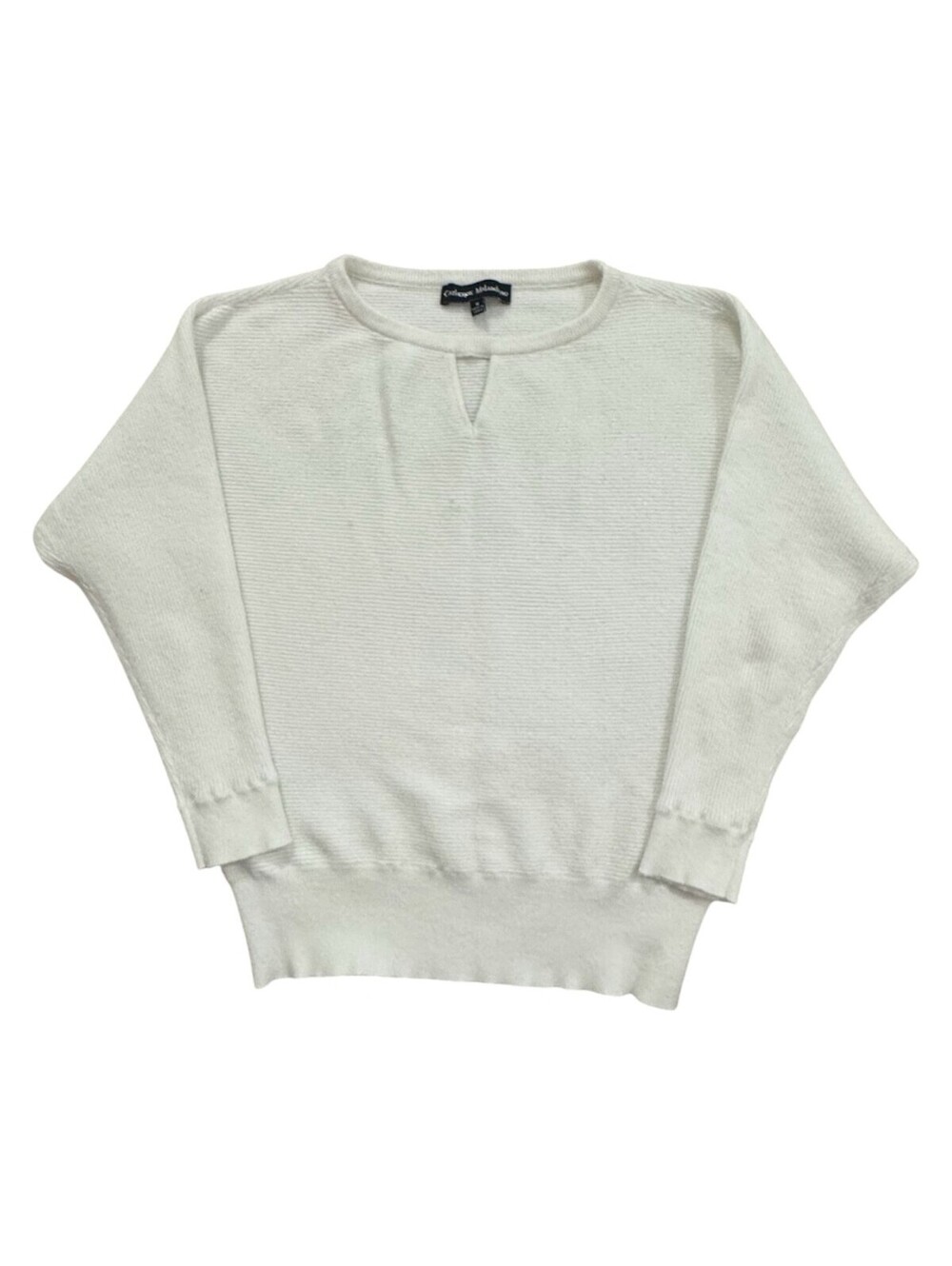 Catherine Malandrino Ribbed Keyhole Dolman Sweater - Size M